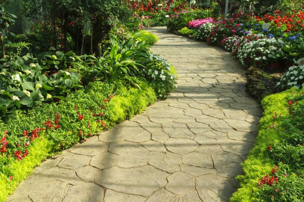 Stone Pathway Repair in Waco