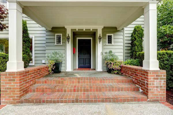 Front Porch Masonry Repair in Waco