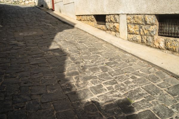 Stone Sidewalk Repair in Waco