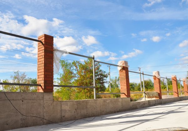 Brick Pillar Installation in Waco